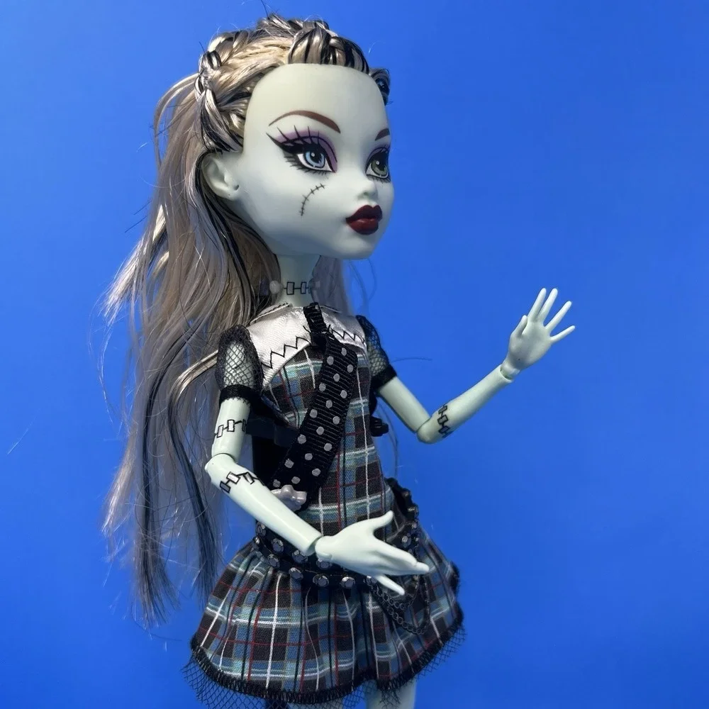 Monster High Frankie Stein 2008 First Wave‎ Gold Elastics Original Ghouls Rare